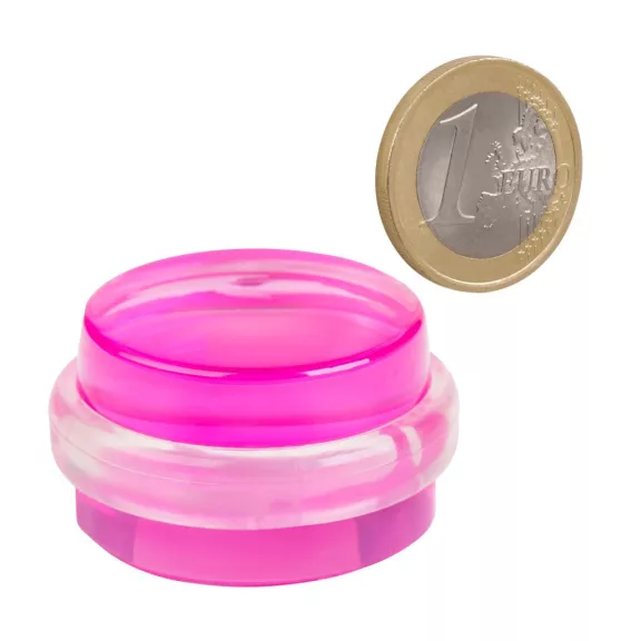 Ajtóütköző átmérő 38x21mm öntapadós rózsaszín