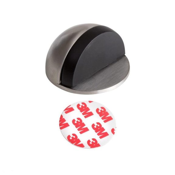 Ajtóütköző 44x25 mm átmérőjű öntapadós rozsdamentes acél