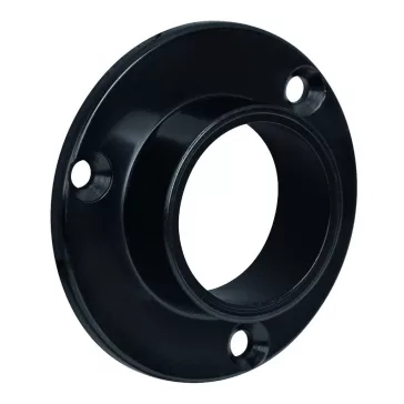  Ruhatartó rúd peremmel 25 mm átmérőjű műanyag fekete 2 db.