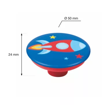 Bútorgomb Raketa átmérő 50mm