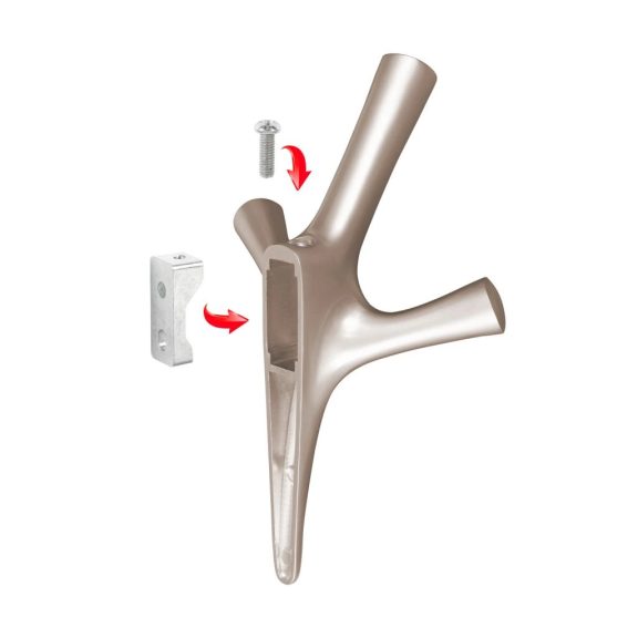 Amioso I kabáttartó matt nikkel