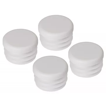 25 mm átmérőjű dugó műanyag fehér 4 db.