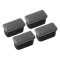 Dugó 30x15mm műanyag fekete 4 db.