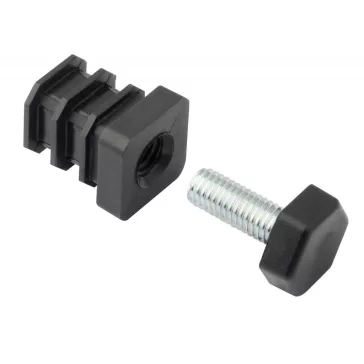 20x20 mm-es dugó M8x20 mm-es csavarral együtt
