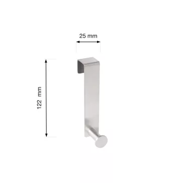 Ajtóakasztó 20 mm-es felfüggesztés rozsdamentes acél