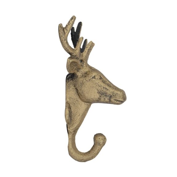 Szarvas kabátfogas arany öntöttvas