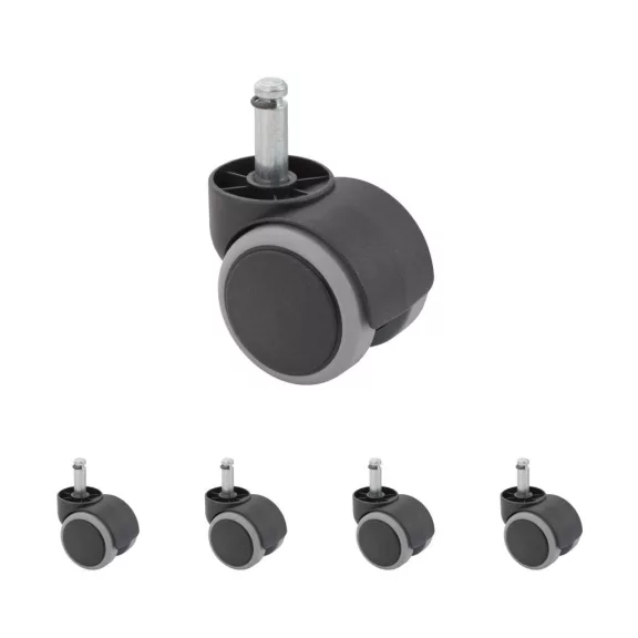 Forgópántos székgörgő 50 mm átmérőjű 50 kg teherbírású