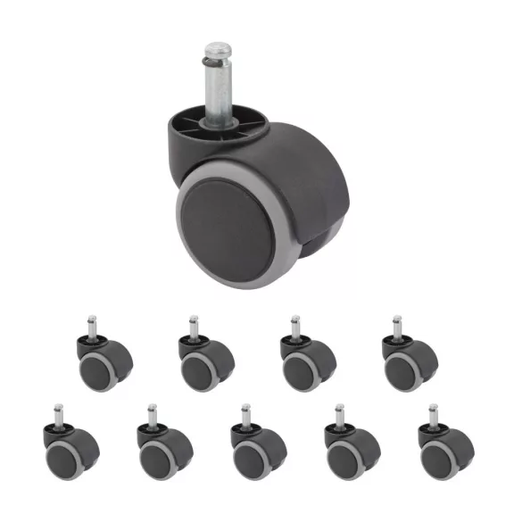 Forgópántos székgörgő 50 mm átmérőjű 50 kg teherbírású