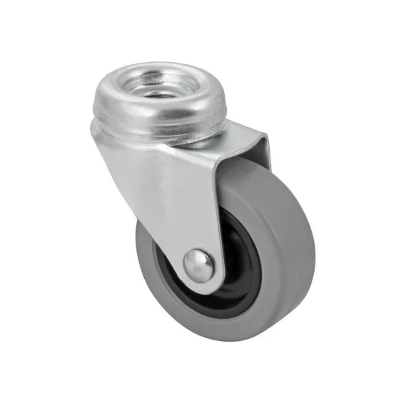 Forgógörgő kemény padlóra központi csavarral 50 mm átmérővel