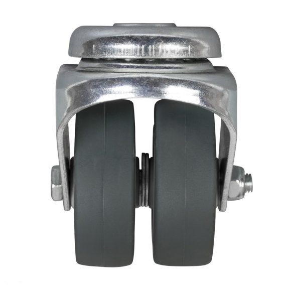 Dupla forgószerkezeti kerék lyukkal átmérő 50 mm teherbírás 70 kg