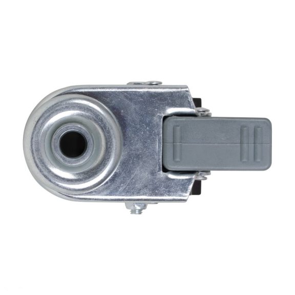 Dupla forgóvillás görgő furattal és fékkel átmérő 75 mm teherbírás 100 kg