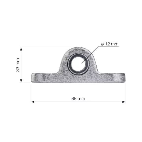 Fix tengelyrögzítés furat 12 mm átmérőjű tengelyekhez