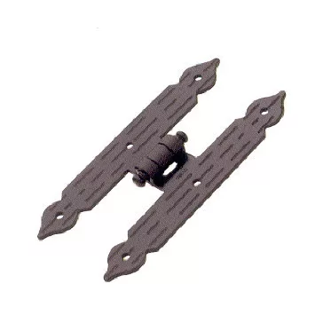   Zsalu Szárnypánt "H" Fix 16Cm Fekete Omad 1330/16