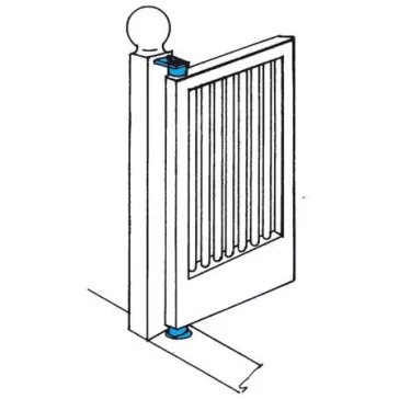 Kapu Forgáspont 45Mm Alsó+Felső345P+346P 838839P