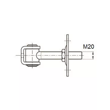 Kapu Forgáspont + Talp.Áll.Anyás 378M20 425/P, Jl03C