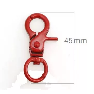 Kulcstartó Karabiner Piros 41-8