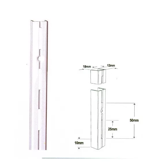 Falisín 200 Cm Fehér Wu
