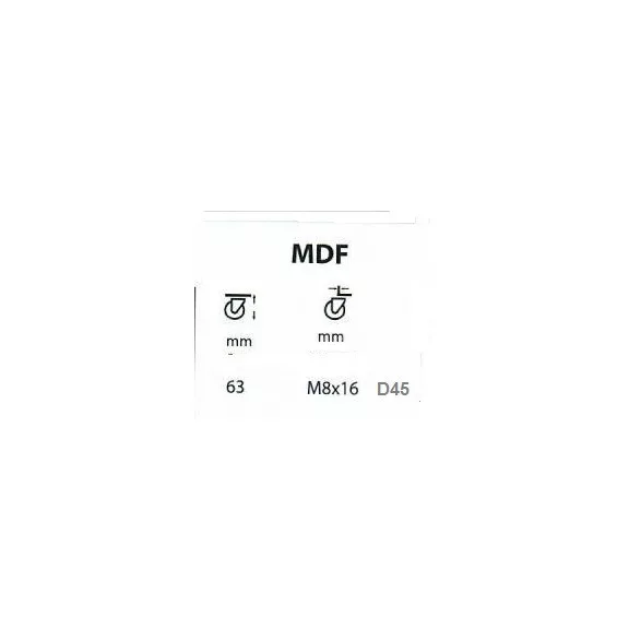 Gömb Kerék Műa.Fut. 45Mm Menetes Fémház Mdf