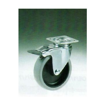 Kerék Gumis 50Mm Forg.Fék.Szürke Dp.1/2/7