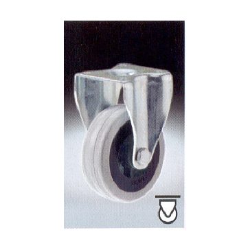 Kerék Gumis 80Mm Fix 40Kg Szürke Dsf/1/7