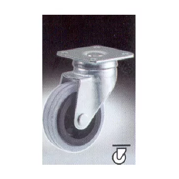 Kerék Gumis 80Mm Forgó 40Kg Szür Dp1/7