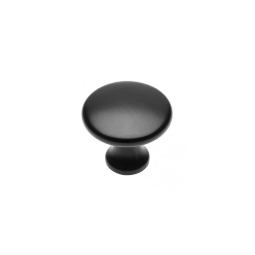 Bútorgomb Lapos 30Mm Matt Fekete Nikkel 30