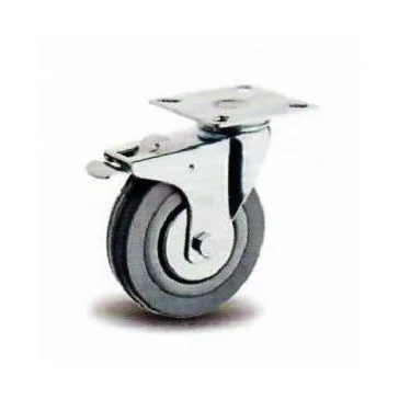 Kerék Gumis 75 Mm Forgó-Fékes P110-32Ca075S