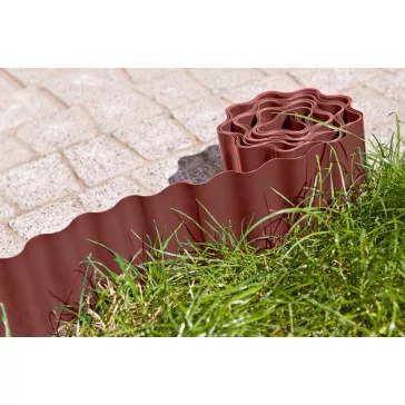 Ágyásszegély 15Cm 9M Barna Verto