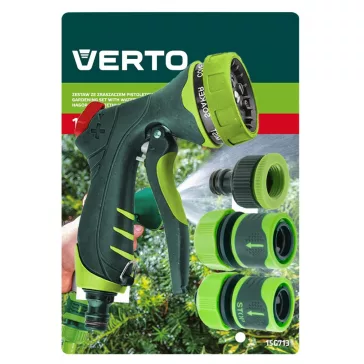 Öntözőpisztoly Csatlakozókkal 1/2" 4Db Verto