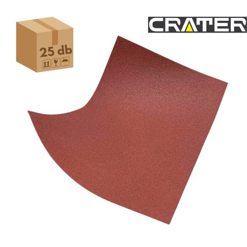 CSISZOLÓVÁSZON 420*300 A/3 P120 BORDÓ 25DB/CS CRATER
