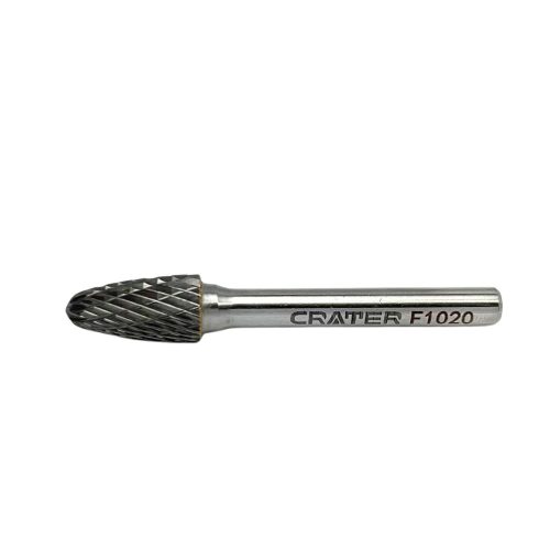 TURBÓMARÓ KEM.FÉM CSÚCSOS F-TIP.10X20X6MM CRATER BLISZTERES KEREK ORRÚ