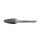 TURBÓMARÓ KEM.FÉM CSÚCSOS F-TIP.12X25X6MM CRATER BLISZTERES KEREK ORRÚ