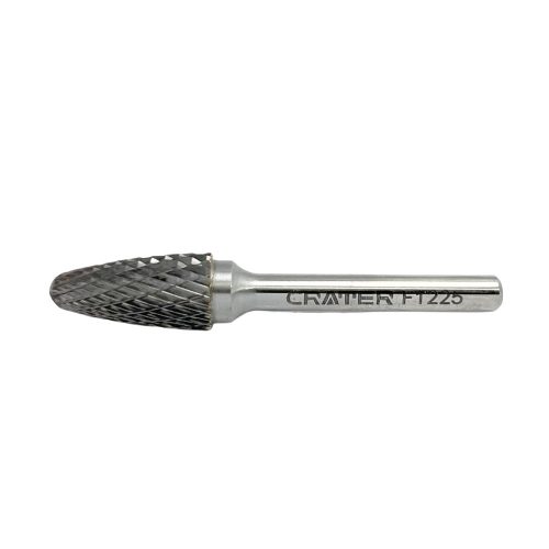 TURBÓMARÓ KEM.FÉM CSÚCSOS F-TIP.12X25X6MM CRATER BLISZTERES KEREK ORRÚ