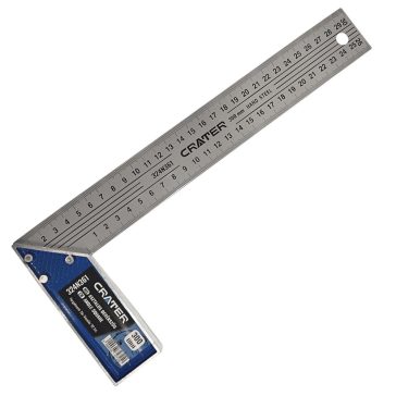 ASZTALOS DERÉKSZÖG FÉM 300MM CRATER