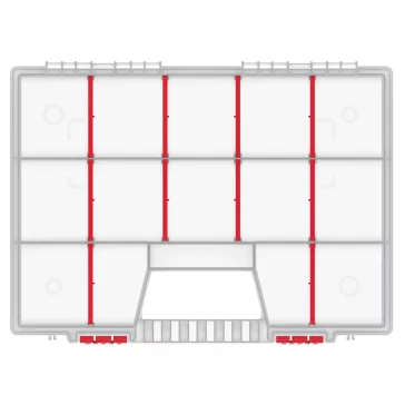  Szortimenter 14 Részes Átlátszó Nort Kno40307T 390X290X65Mm