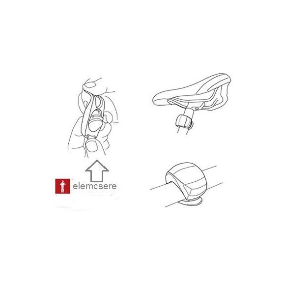 Lámpa Kerékpárhoz Ledes /Pár/ Első-Hátsó 7-4