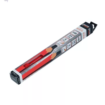   Ácsceruza 240Mm Hb 6Db Piros Hegyezővel Ft354-11 Faster Tools