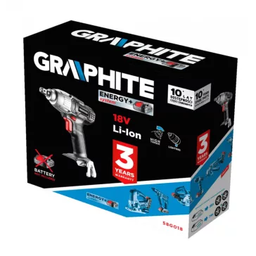 Akkus.Ütvecsavarozó 18V Li-Ion Akku.Nélk Graphite
