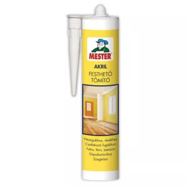 Akril Tömítő 310Ml Fehér Festhető Mester 063