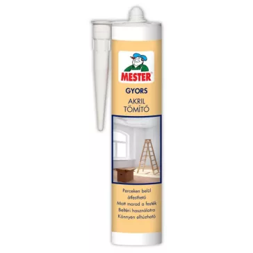 Akril Gyors Tömítő 310Ml Festhető Fehér Mester