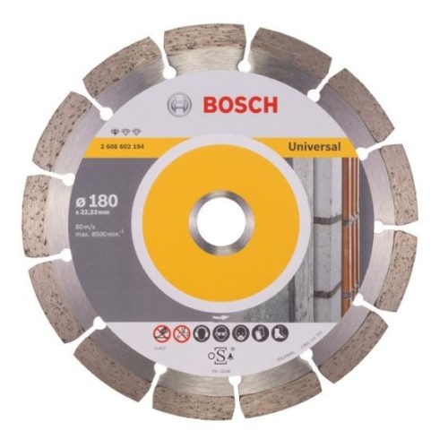 GYÉMÁNT VÁGÓTÁRCSA UNIVERZ.BOSCH 180Q 2608615030