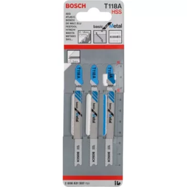 SZÚRÓFŰRÉSZLAP 3R. T118A FÉMHEZ BOSCH 2608631507