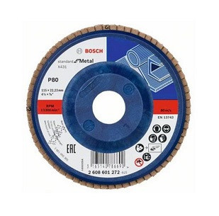 LAMELLÁS TISZTÍTÓKORONG SFM 115*22MM G80 2608601272