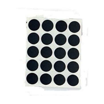 Csavartakaró 13Mm Öntapadó Műa.50Db Fekete