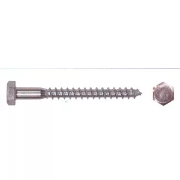 Állványcsavar Horganyzott 100Db/Cs 6*120 Mm