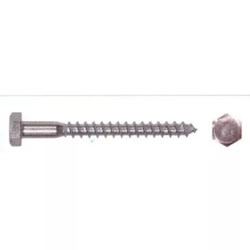 Állványcsavar Horganyzott 50Db/Cs 10*120 Mm
