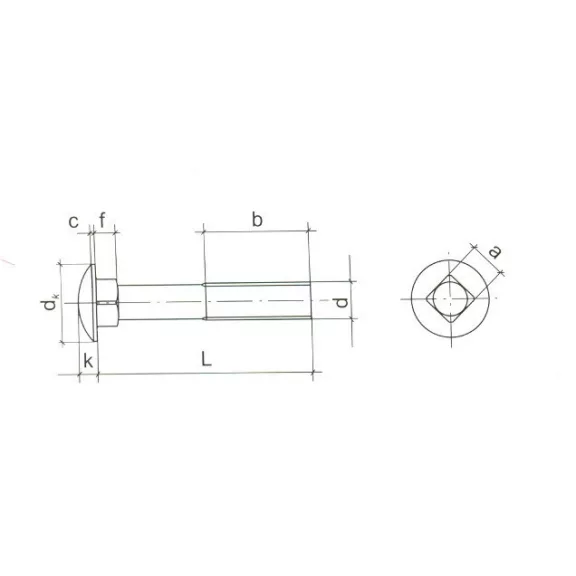 Kapupánt Csavar Horganyzott 500Db/Cs 5*40 Mm