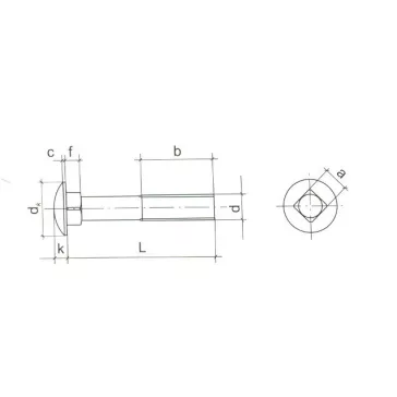 Kapupánt Csavar Horganyzott 100Db/Cs 8*80 Mm