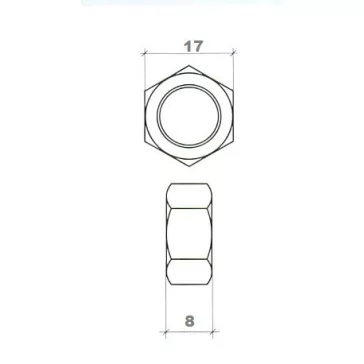 Anya Hatlapú Horganyzott 100Db/Cs M 10