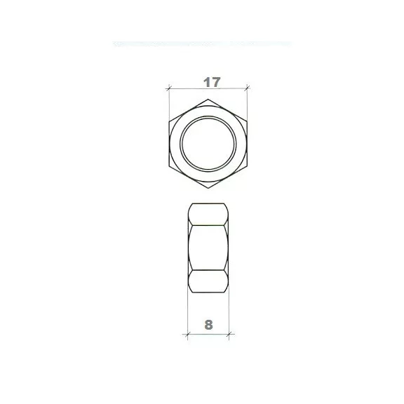 Anya Hatlapú Horganyzott 100Db/Cs M 10